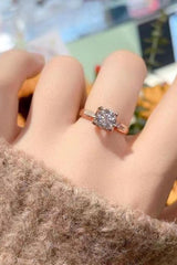 1 Carat Moissanite Ring - Trendsi