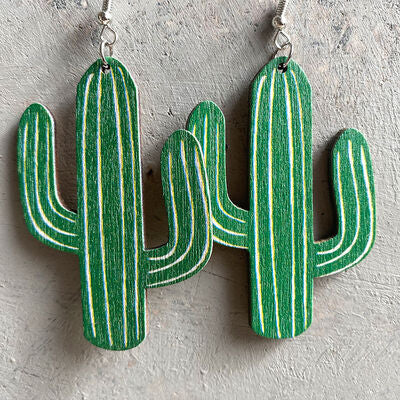 Iron Hook Wooden Earrings - Flyclothing LLC