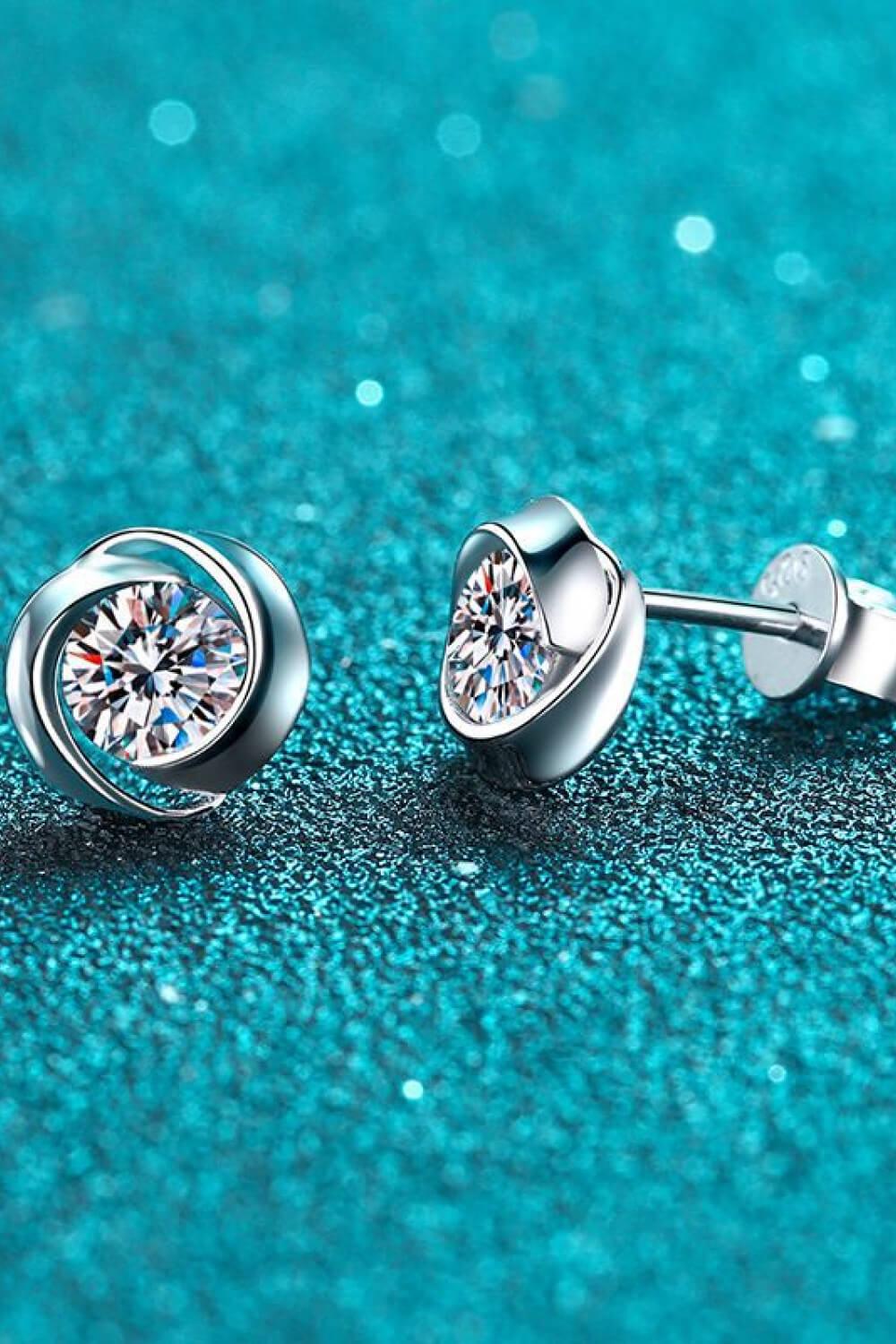 Feeling Fun Moissanite Stud Earrings - Flyclothing LLC