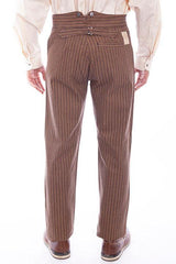 Scully TAUPE RAIL STRIPE PANT - Flyclothing LLC