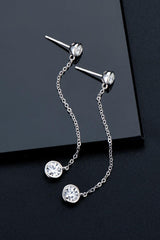 Moissanite Chain Earrings - Flyclothing LLC