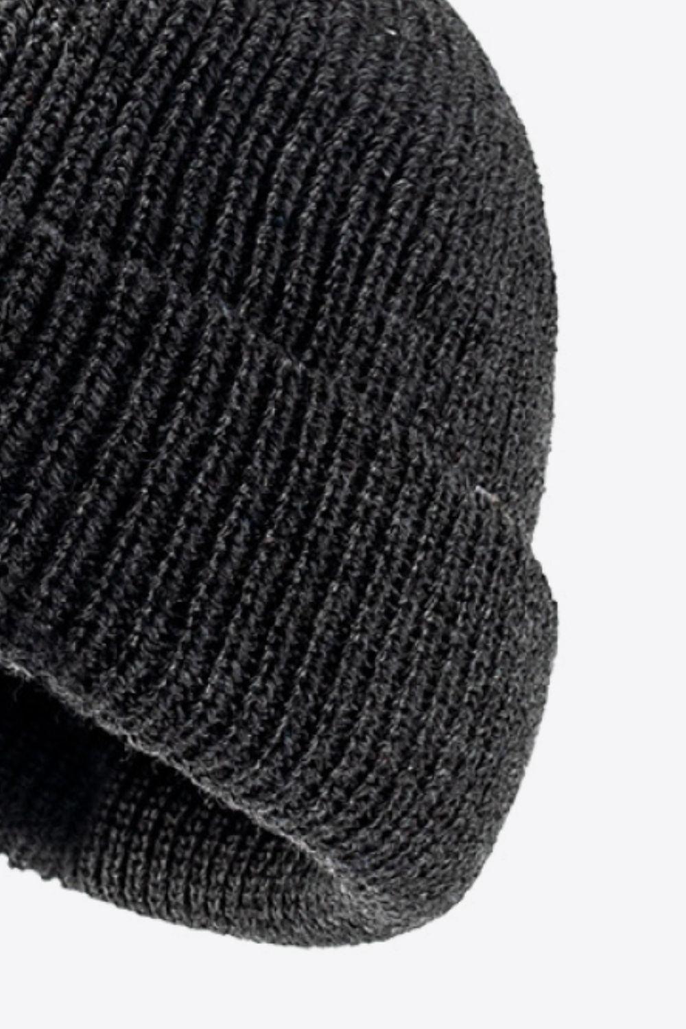 Calling For Winter Rib-Knit Beanie - Trendsi