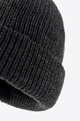 Calling For Winter Rib-Knit Beanie - Trendsi