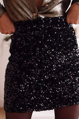 Sequin Mini Skirt - Flyclothing LLC