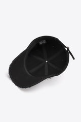 VIBRA Graphic Distressed Adjustable Baseball Cap - Flyclothing LLC