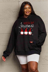 Simply Love Full Size MERRY CHRISTMAS Graphic Hoodie - Flyclothing LLC