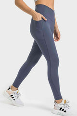 V-Waist Yoga Leggings with Pockets - Flyclothing LLC