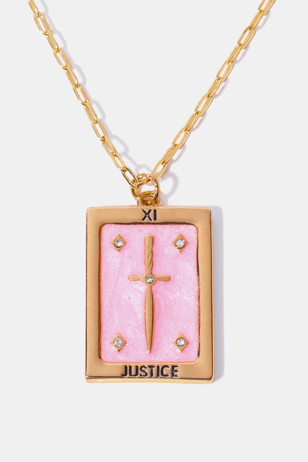 Tarot Card Pendant Copper Necklace - Flyclothing LLC