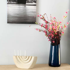 Soapstone White Menorah - Smolart - Flyclothing LLC