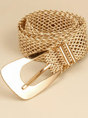 Irregular Buckle Braid Belt - Flyclothing LLC