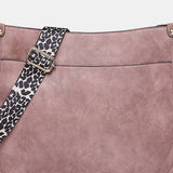 PU Leather Leopard Shoulder Bag - Flyclothing LLC