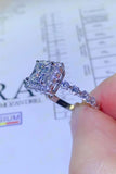 1 Carat Moissanite Square Ring - Flyclothing LLC