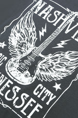 NASHVILLE MUSIC CITY TENNESSEE Graphic T-Shirt - Flyclothing LLC