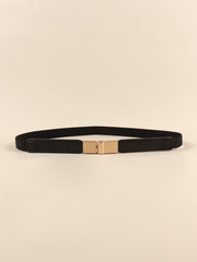 PU Elastic Skinny Belt - Flyclothing LLC