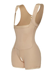 Full Size Side Zip Up Wide Strap Shapewear - Flyclothing LLC