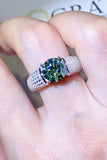 3 Carat Moissanite Side Stone Ring - Flyclothing LLC