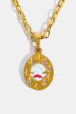 Stainless Steel 18K Gold-Plated Necklace - Flyclothing LLC