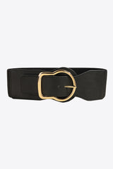 Zinc Alloy PU Leather Belt - Flyclothing LLC