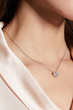 Moissanite Four Leaf Clover Pendant Necklace - Flyclothing LLC