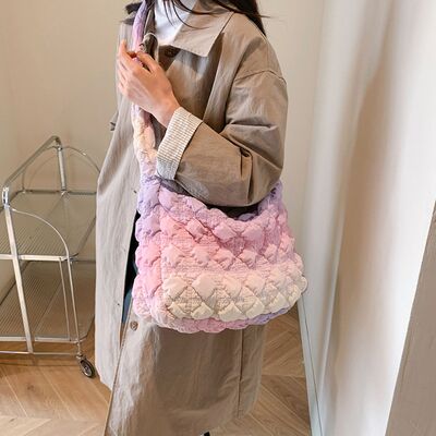 Gradient Quilted Nylon Bag - Flyclothing LLC