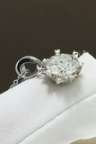 Looking At You 2 Carat Moissanite Pendant Necklace - Flyclothing LLC