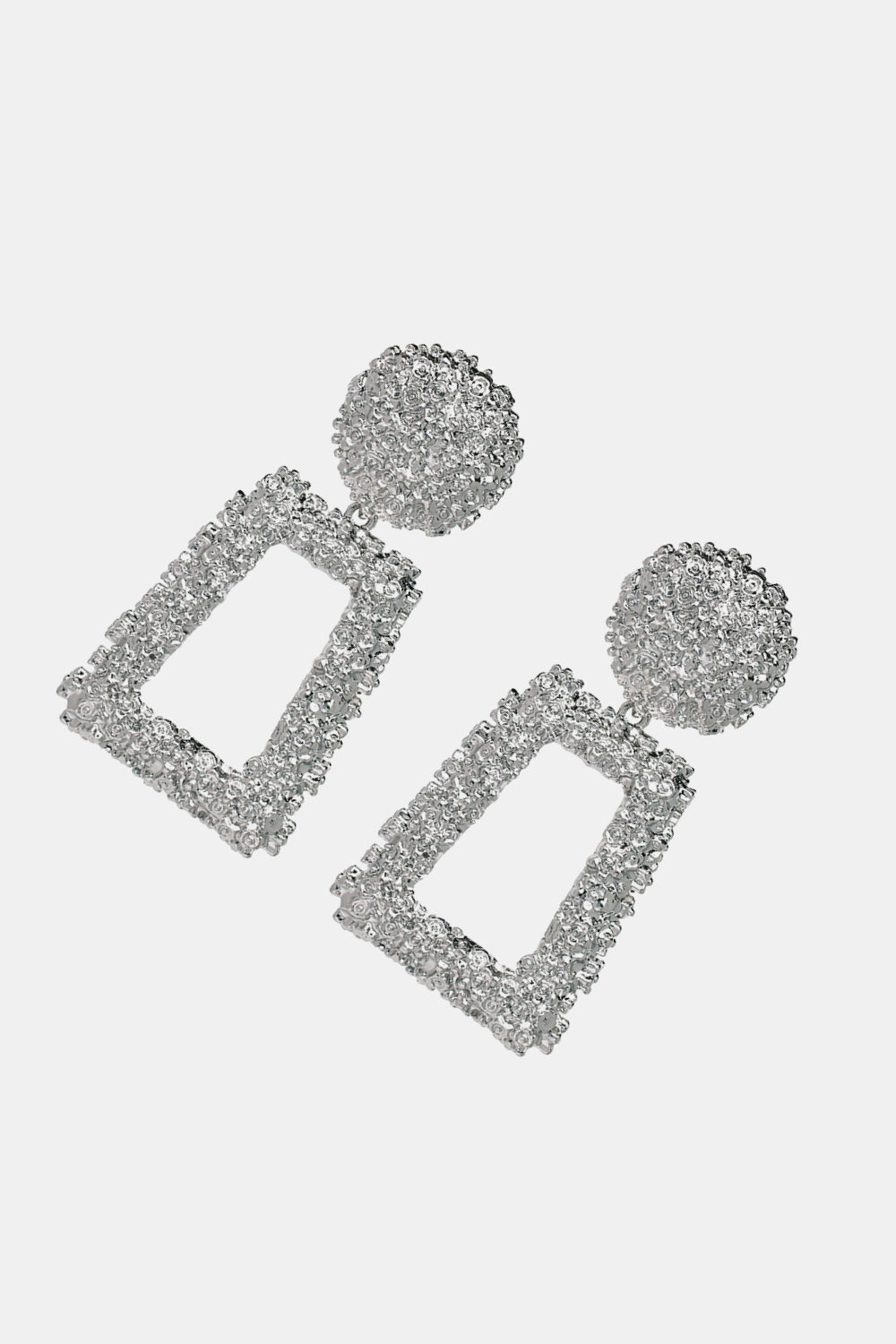 Geometrical Shape Zinc Alloy Dangle Earrings - Trendsi