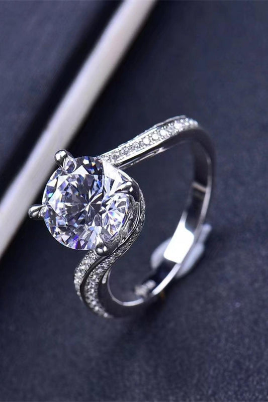 Keep Your Eyes On Me Moissanite Ring - Flyclothing LLC