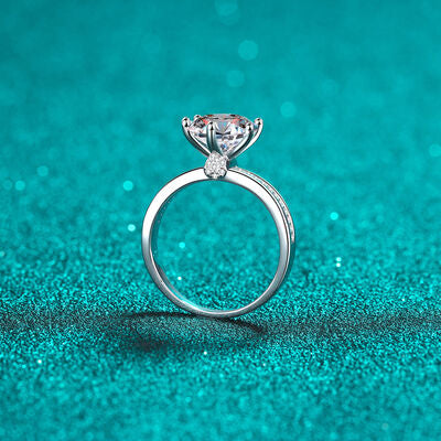 3 Carat Moissanite 925 Sterling Silver Ring - Flyclothing LLC