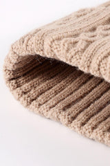 Mixed Knit Cuff Beanie - Flyclothing LLC