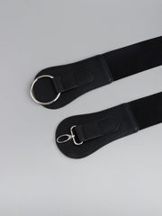 PU Elastic Wide Belt - Flyclothing LLC