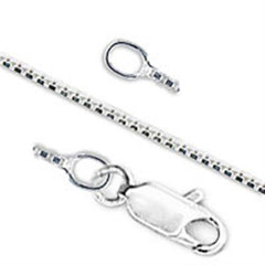 Alamode High-Polished 925 Sterling Silver Chain with No Stone - Flyclothing LLC