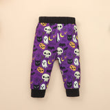 MY FIRST HALLOWEEN Graphic Round Neck Bodysuit and Printed Long Pants Set - Flyclothing LLC