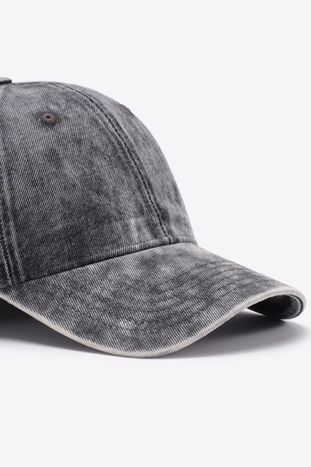 Plain Adjustable Baseball Cap - Flyclothing LLC