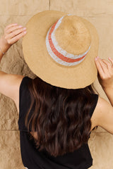 Fame Protect Me Vivid Glow Straw Sun Hat - Flyclothing LLC