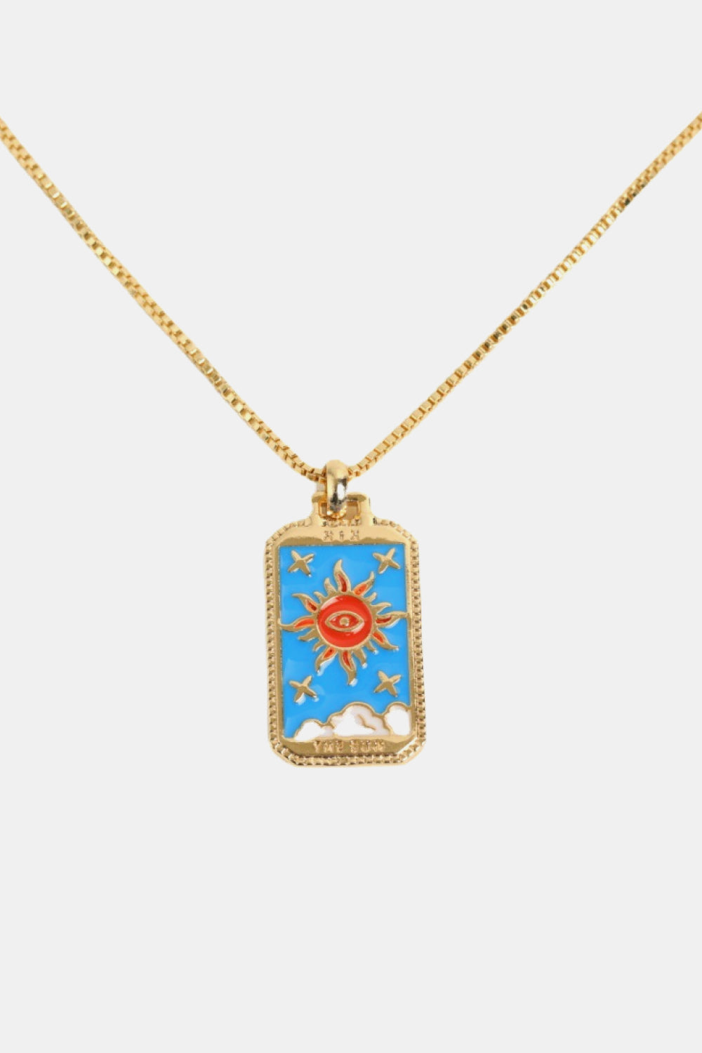 Tarot Card Pendant Copper Necklace - Flyclothing LLC