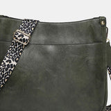 PU Leather Leopard Shoulder Bag - Flyclothing LLC