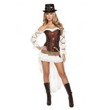 Roma Costume 7pc Sexy Steampunk Babe