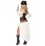 Roma Costume 7pc Sexy Steampunk Babe - Flyclothing LLC