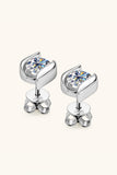 1 Carat Moissanite 925 Sterling Silver Stud Earrings - Flyclothing LLC