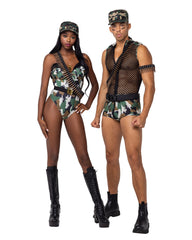 Roma Costume 6175 Mens 3PC Sergeant Stud Army