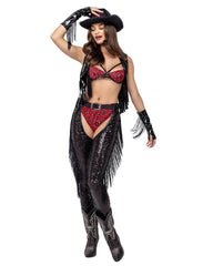 Roma Costume 6197 6PC Saddle-up Cowgirl