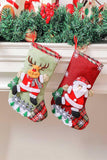 4-Pack Plaid Christmas Stockings - Flyclothing LLC