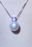 Freshwater Pearl 925 Sterling Silver Necklace - Flyclothing LLC