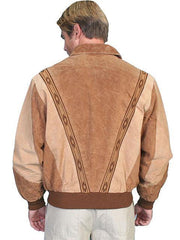 Scully CAFE BROWN/CAMEL PRAIRIE JACKET - Scully Leather