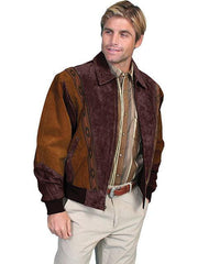 Scully CAFE BROWN/CHOCOLATE PRAIRIE JACKET - Scully Leather