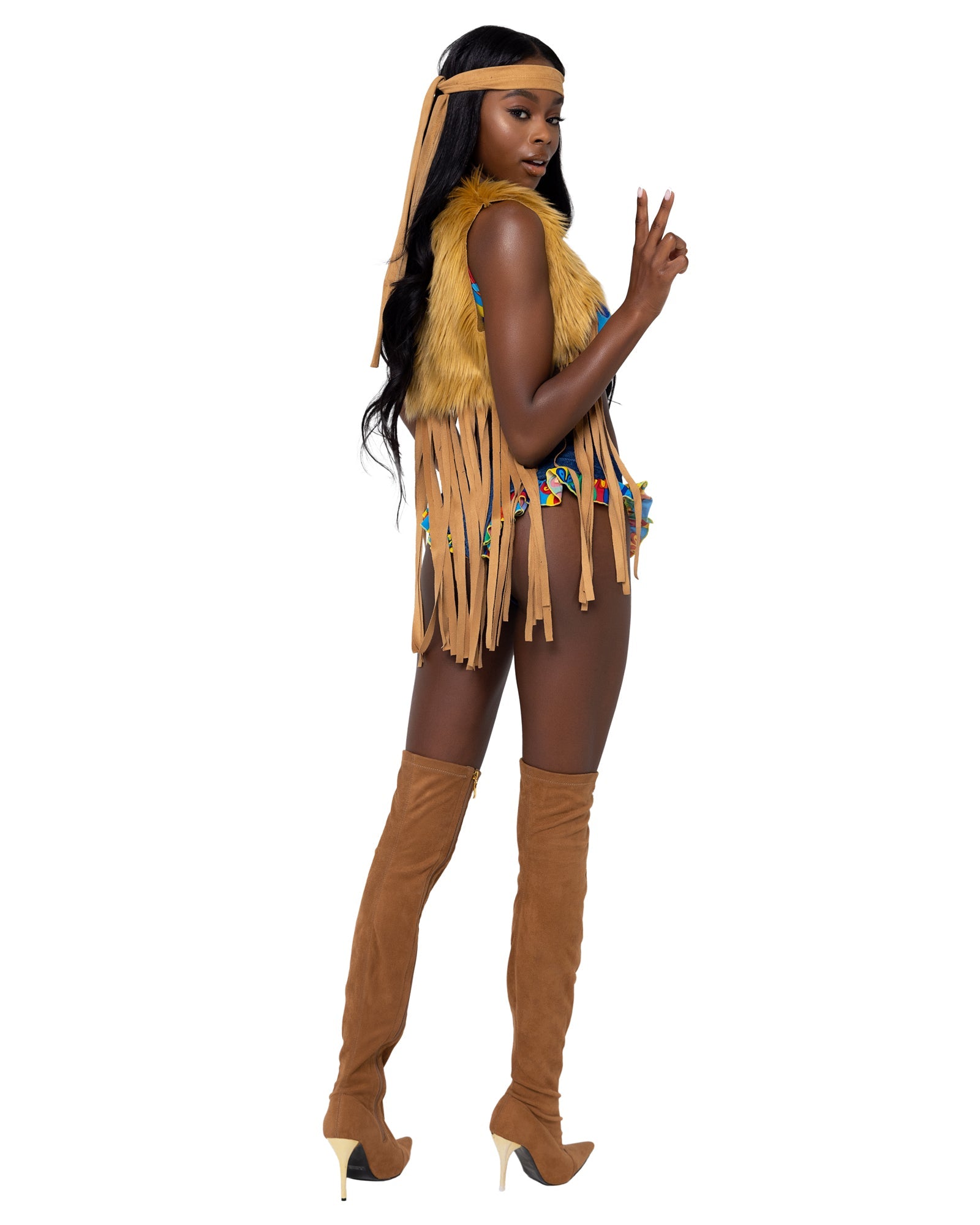 Roma Costume 6205 4PC Peace & Love Hippie