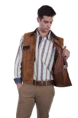 Scully CAFE BROWN TWO TONE VEST/CONCEALED - Flyclothing LLC