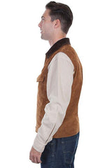 Scully CAFE BROWN TWO TONE VEST/CONCEALED - Flyclothing LLC