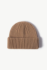 Rib-Knit Cuff Beanie - Flyclothing LLC