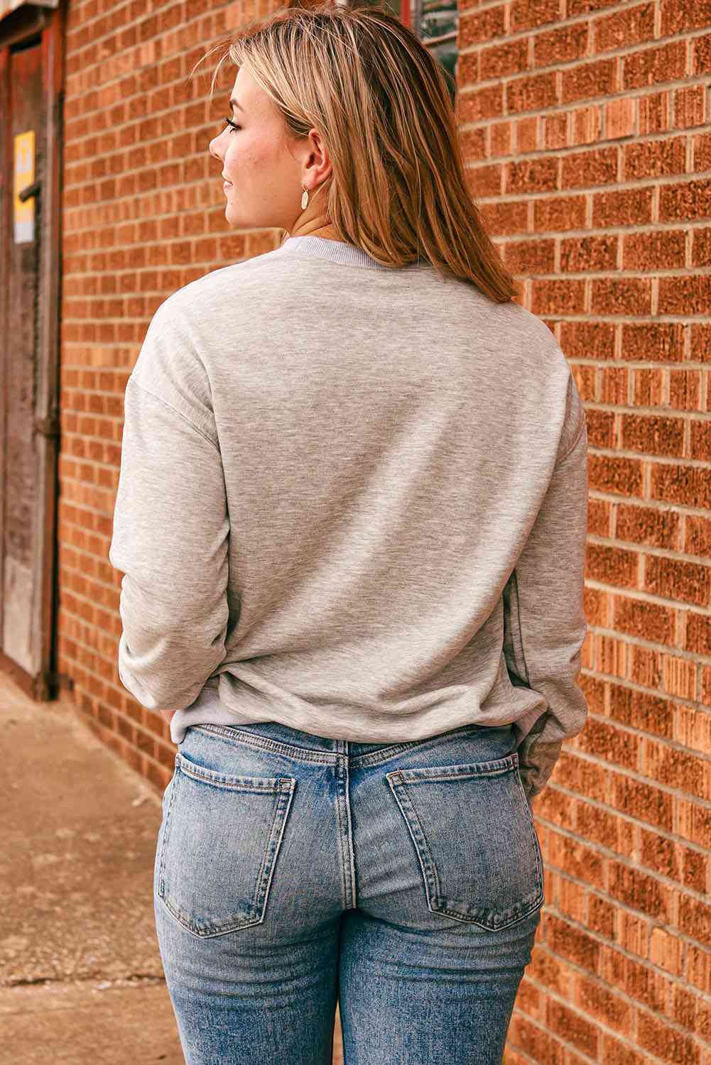 Cardinals grey bling sweatshirt | Cardinals off the shoulder sweatshirt